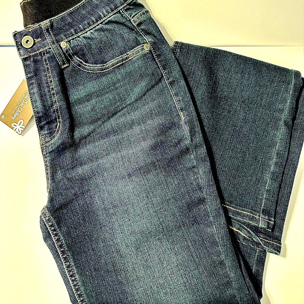 NWT Matilda Jane Nightfall Flare Leg Dark Wash Jean Size 4